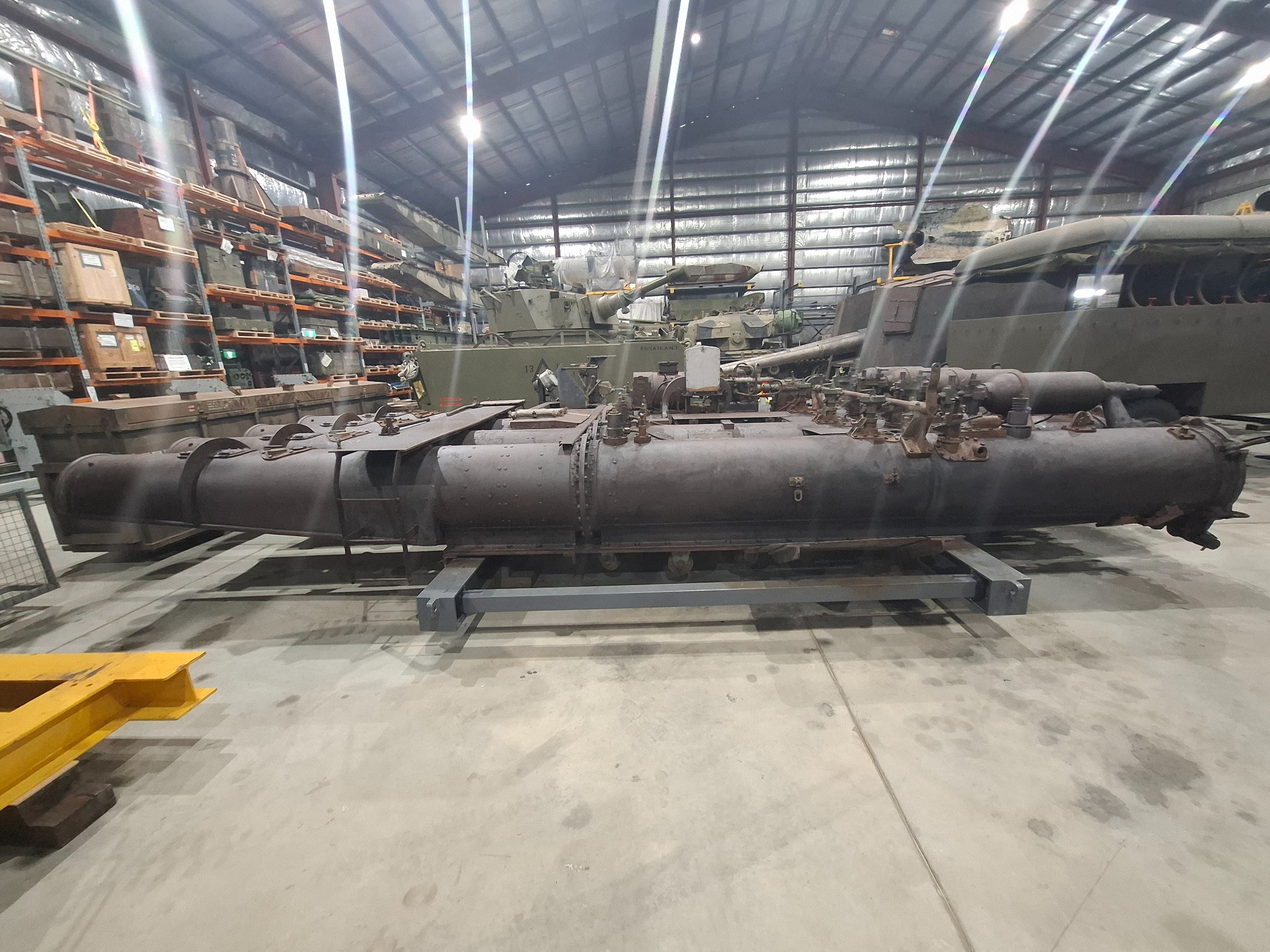 HMAS Arunta exhibit at the Australian War Memorial Treloar Centre