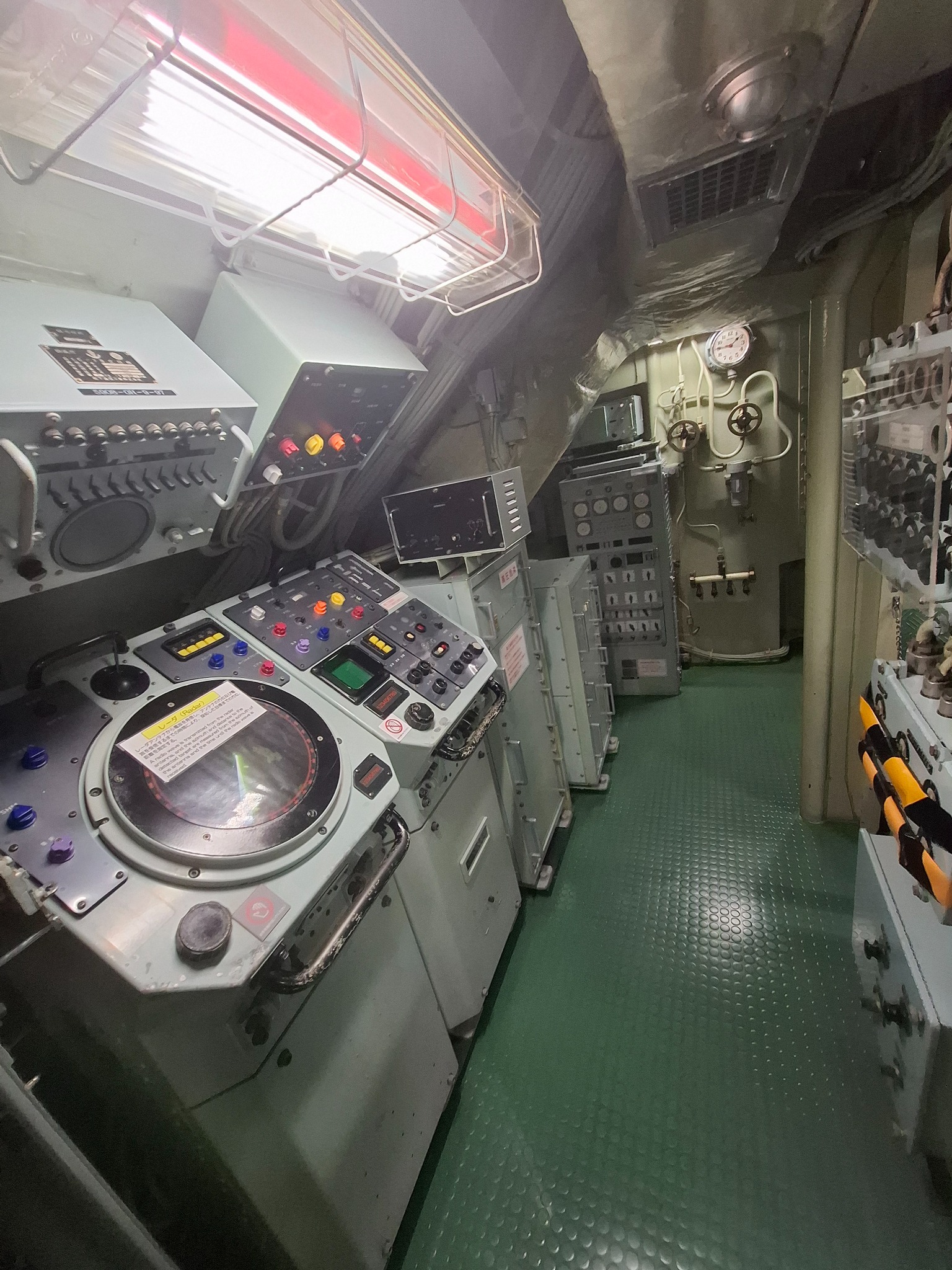 Display at the JMSDF Submarine Museum, Kure